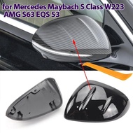 Carbon Fiber Look Black Side mirror cover Replacement for Mercedes-Benz Maybach AMG S-Class S Class 