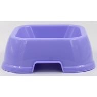 Skid Proof Square Plastic Bowl  L   8  x 8  x 2 8   H