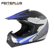 Universal Children's Helmet Motorcycle Full Face Ks Helmet Unisex Helmet Four Seasons Motocross Electric Cars Bike