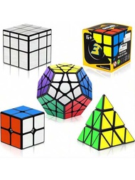 5 Cubos Rubik Paquetes Cobra 2x2 3x3 4x4 Megaminx Pyraminx