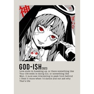 【READY STOCK】Poster Cover Album God-ish by PinocchioP for room/wall/gift