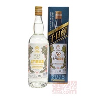 金門酒廠58度千日醇(2015年裝瓶)高粱酒 750ml