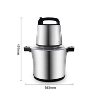 12L 2 Gear Commercial Electric Meat Grinder Kitchen Chopper Mincer Food Processor Stainless Steel Blender Mixer