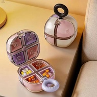 SHANRONG Magnetic Cube Pill Box, Sealed Round Magnetic Cube Pill Organizer, Pill Storage Box Magneti