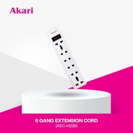 AKARI Extension Cord 6Gang 2500W AEC H226