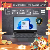 HP Victus 16 D1172TX Gaming Laptop (i5-12500H 4.50GHz,512GB SSD,8GB,RTX3060 6GB,16.1" FHD 144Hz,W11)