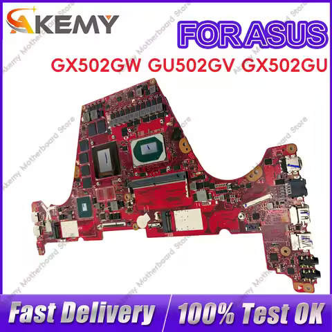 GX502GW Laptop Motherboard For ASUS ROG Zephyrus GX502GV GX502G GX502GW GX502GU MW502G GX502GM Mainb