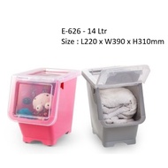 Single Elianware Stack Box With Roller Front Open Stackable Storage Box - E-626