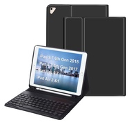 【Warranty】iPad Magnetic Smart Cover Keyboard Case Detachable Portable Wireless Bluetooth keyboard fo