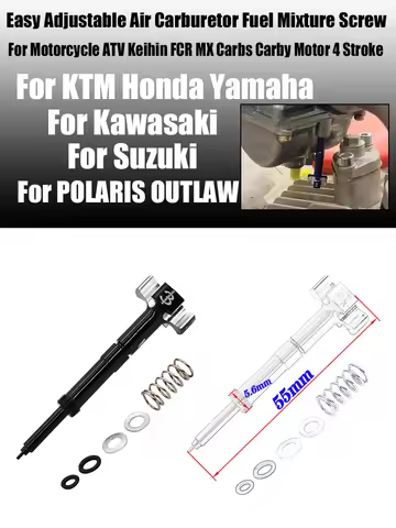 Keihin FCR Carburetor Easy Air Fuel Mixture Screw For KTM Honda Yamaha Kawasaki Suzuki CRF TRX YZF W
