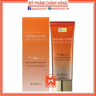 Kem chống nắng Bebeco 70ml kem chống nắng 2 trong 1 kem nền Bebeco Natural Cover Face Sum Block SPF