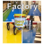 HEAVY DUTY BRAND ( 5L SET ) Two Pack Epoxy Floor Paint - 4 Liter + 1 Liter / CAT LANTAI BERKUALITI