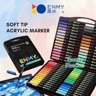 AMMY Acrylic Marker Soft Tip Pen Paint Drawing Coloring Painting Art Pen Acrylic Marker Enmy Acrylic