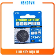 CR2450 Lithium button battery, voltage 3V