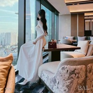 Luxurious designed dress, luxurious party dress, strapless dip dress with luxurious cape, please E73