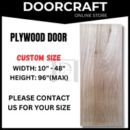 Pintu Plywood / Plywood Door / Sliding Door / Flush Door / Pintu Papan / Custom Size / Pintu Kayu / 