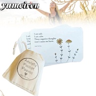 YUMEIREN Anxiety Relief Pocket Poems, Positive Affirmations with Positive Quotes Anxiety Relief Pock