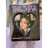 Aespa GISELLE MY SYNK GLITTER PHOTOCARD COLLECT BOOK SET fanmeeting kolbuk pc postcard live md merchandise