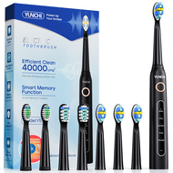 YUNCHI Y5 Electric Toothbrush Adult Rechargeable Couples Automatic Sonic Toothbrush With 8 Brush Hea