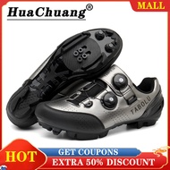 HUACHUANG MTB locking Mtb shoes cleats Cycling Shoes for Men and Women Outdoor Sports Bikes Shoes Professional Sports Sneakers Bicycle Shoes With Locks MTB SPD Road Cleats Shoes Men and Women