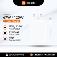 Xiaomi 67W / 120W Output Hyper Charger Adapter For Laptops Smartphones Overheat Protection