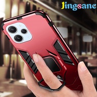 Jingsanc เคส12ชิ้นสำหรับ Xiaomi Redmiเคสกันกระแทกพร้อมที่ยึด360รถหมุนดูดซับ PC แบบแข็ง + เคสหลังป้องกันกรอบซิลิโคนแบบนิ่ม