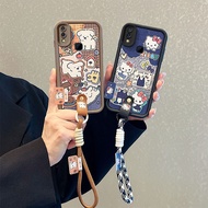 Casing Vivo Y85 Casing Vivo Y89 Casing Vivo V9 Casing with a Bracelet Flower Pattern Casing Cute Sof