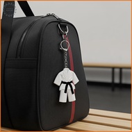 [LS] Taekwondo Acrylic Ornament Keychain 2D Flat Sports Themed Pendant Charm for Martial Arts Lovers