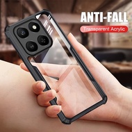 Transparent Acrylic Armor Shockproof Phone Case For Honor 400 Smart 400Smart 5G 4G Hard PC+TPU Prote