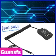 guansfs-my BLK22 Dummy Battery Power Adapter  DCC17 DC Coupler with Type C PD QC Spring Cable for S5