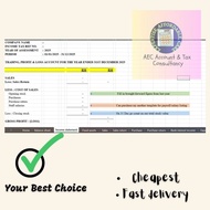 LHDN Income Tax Computation 2025 Template Auto Calculate Form P/Form B -PARTNERSHIP/ Perniagaan Perk
