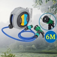 6M 10M 15M Automatic Retractable Pipe Winder PU Clip Recovery Machine Hoses reel  Hose Water Spray G