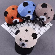 Baby Hat Cartoon Bear Ears Adjustable 6-24 Months Baby Boy Baseball Cap