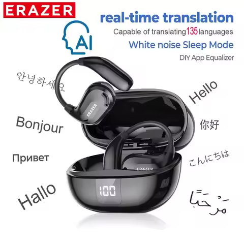 ERAZER XT66PRO Bluetooth Earphones ASMR Headsets DIY APP AI Translator Earbuds Wireless Headphones 1