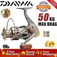 DAIWA Reel Baitcasting Ree Spinning Reel Fishing Set Mesin Pancing 50KG Max Drag Surf Reel