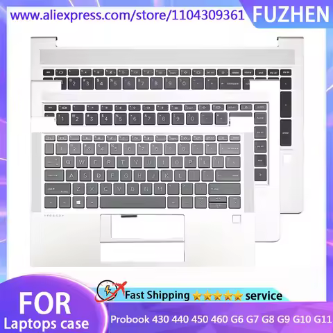 New For Probook 430 440 450 460 G6 G7 G8 G9 G10 G11 Palm Pad Keyboard Host Cover US Backlight