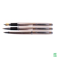 PLATINUM 白金牌 鋼筆＋鋼珠筆＋原子筆-3支入對筆 / 組 PKG-1200/WKG-800/BKG-800