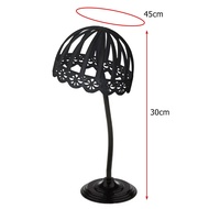Stand Display Topi Holder Dudukan Wig Rambut Palsu Model Payung