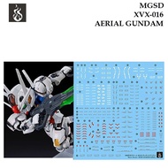 [COPY GHOST]  MGSD09 MGSD XVX 016 AERIAL GUNDAM  WATER SLIDE DECAL