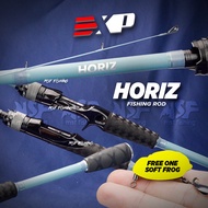 [MSF] EXP Horiz Fishing Rod | 2 pcs Fishing Rod Medium Light Heavy Weight Bait Casting BC Spinning