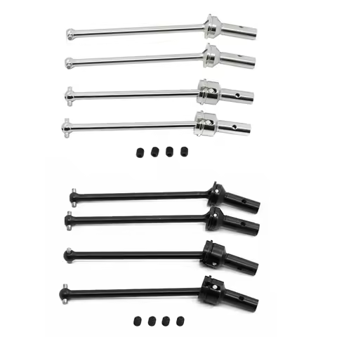 4pcs Metal Front and Rear Drive Shaft CVD for Arrma 1/8 Typhon 6S 1/7 Infraction 6S Limitless 6S BLX