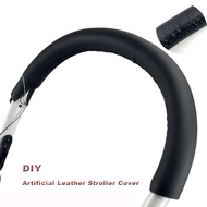 Diy Baby Strollers Armrest Handle Pu Protective Case Cover For Babyzen YOYO Bugaboo CYBEX Stokke Cus