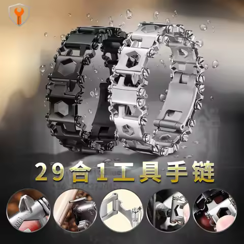 Multi Tool Bracelet Men's Wild Outdoor Equipment Survival Strap Accessories Leatherman