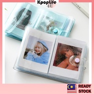KPOP 2 SLOT MINI PHOTOCARD ALBUM INSTANT 2R PHOTO GLITTER BINDER BT Ateez