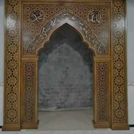 mihrab masjid jati/mihrab masjid nabawi tempat imam