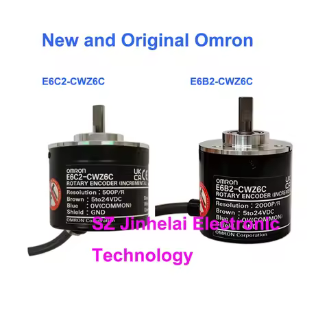 Omron E6B2-CWZ6C E6C2-CWZ6C 100 200 360 500 600 1000 1024 2000P/R New and Original Rotary Encoder 2M