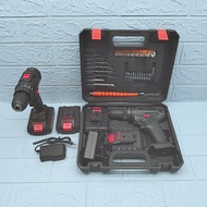 full set powerful battery rechargeable dc 42v 12v portable hand drill machine hole maker screw insta