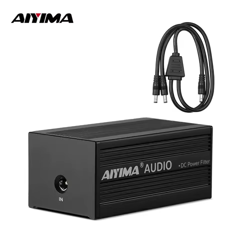 AIYIMA DC Power Filter EMI Noise Suppressor Ripple Reduction Dual Isolation Power Cleaner for DAC Am