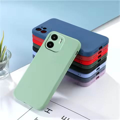 For Xiaomi Redmi A1 Case Cover Redmi A1 Capas Phone Bumper Liquid Silicone Shockproof TPU Soft Case 