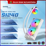 KYO SAMA SI240 WHITE FRGB AIO Liquid Cooling 240mm AIO 240 OFFICIAL WARRANTY